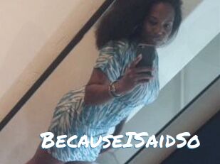 BecauseISaidSo